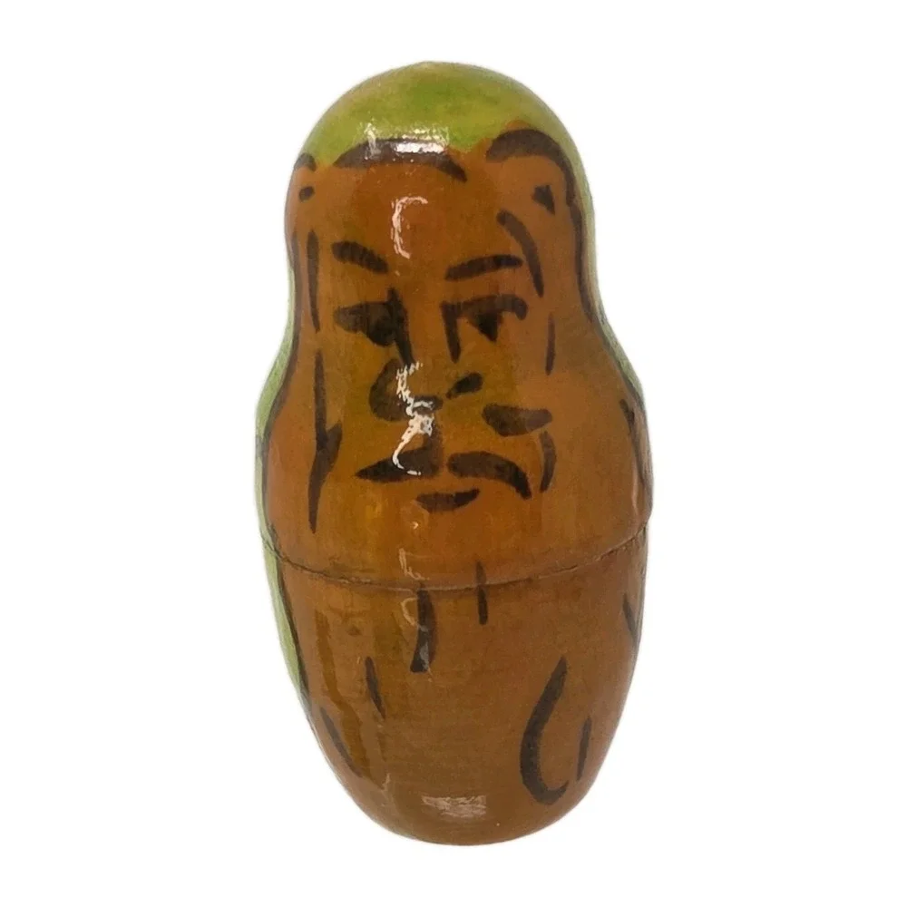 Vintage Set of 5 Wizard of Oz Wooden Russian Nesting Dolls Hand Painted 3.5